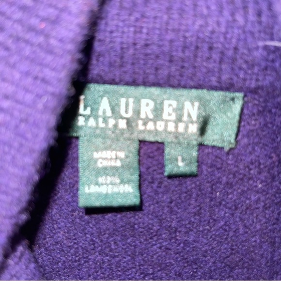 Ralph Lauren  100% Wool Woman Sweater Size L - Picture 4 of 5